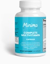 Komplette Multivitamin + Immunität Boost, 60 Kapseln, 3. Partei getestet, Tägliche Ergänzung für Männer, Frauen, Erwachsene, Glutenfrei, Non-GMO, 30 Servierungen
