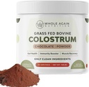 Organic Grass Fed Bovine Colostrum for Humans - Nuova Zelanda Fonte - Immunoglobulina (IgG Supplement) - 30 Serve, Cioccolato