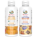 MaryRuth Organics Lion's Mane Liposomal (Kaffeekuchen) & Collagen Booster Liposomal (Maple Hot Cocoa) Clean Label Project Verified® Vitamins for Cognitive Support, Beauty & Joint Health, Vegan, Non-GMO
