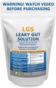 Leaky Gut Repair w/L Glutamin & Prebiotics- Gut Restore, Leaky Gut Health Powder- Leaky Gut Repair Supplements für IBS, Digestive Restoration & Gut Lining Support- Inklusive Guthealth Assist Book