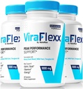 NutraRize (3 Pack ViraFlexx für Herren, Pro Capsules, Male Performance Support 500mg, Alle natürlichen Nahrungsergänzungsmittel zur Unterstützung Gesamtgesundheit, Vira Flexx Bewertungen (180 Kapseln)