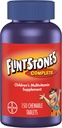 Flintstones Kaubare Kinder Vitamine, Komplett Multivitamin für Kinder und Kleinkinder mit Eisen, Kalzium, Vitamin C, Vitamin D & mehr, 150ct