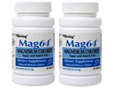 Rising Mag64 Magnesium Chloride Nahrungsergänzungsmittel Verzögerungs-Release Tabletten 64 mg, 60 Tabletten (Pack von 2)