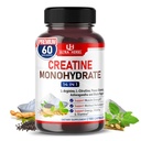 Ultra Creatine Pillen | Kreatin Monohydrat Kapseln mit L-Arginin, L Citrulline, Ginseng | Unterstützung Stamina, Energie & Muskelwachstum | 180 Kapseln