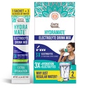 GuruNanda Hydramate Hydration Support Drink Mix - Elektrolyt-Pulver-Packets für Dehydratation, Übung & Energie - keine hinzugefügt Süßungsmittel, Non-GMO, natürliche Zitronen-Limous Flavor - 2 Zähler (0.56 oz Jeder)
