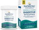 Nordic Naturals Nordic Flora Digestive Enzymes - 45 Kapseln - Verdauungsfunktion, optimiert Nährstoffverfügbarkeit - Non-GMO - 45 Servietten