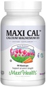 Maxi Health Calcium 1000 mg Supplement mit Vitamin D3 (1000 IU) und Magnesium (500 mg) - Knochen, Zähne und Gelenkunterstützung für Männer und Frauen - 90 Kapseln