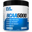 Evlution EVL BCAAs Aminosäuren Pulver - BCAA Powder Post Workout Recovery Drink und Stim Free Pre Workout Energy Drink Powder - 5g verzweigte Kette Aminosäuren Supplement für Männer - Unflavored Powder
