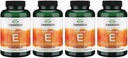 Swanson Vitamin E - Natürliche Vitamin-Ergänzung zur Förderung der Herz-Kreislauf-Gesundheit - Natürliche Formel liefern essentielle D-Alpha Tocopherolen - (100 Softgels, 1000 IU Jeder) (4 Pack)