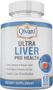 Ultra Liver Pro Health - Nahrungsergänzungsmittel mit Milchdistle Seeds, Artichoke Extract & Dandelion Leaf Extract - Antioxidant & Detox Support - 60 pflanzliche Kapseln