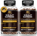 EFFECTIVE NUTRA Pure Shilajit Capsules für Männer und Frauen - Pure Himalaya Shilajit für Männer & Frauen - High in Trace Minerals & Fulvic Acid - 10000mg Authentic Shilajit Extract per Serving (120 Count)