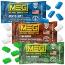 MEG Gum - Military Energy Gum | 100mg Koffein pro Stück - 15 Stück Sample Pack - Energie und Fokus zu erhöhen Performace