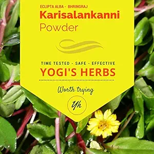 YOGIS HERBS Yogis Erbe Karisalankanni Polvere (Eclipta Alba/False Daisy) 1 libbra fresca e pura 1 pound (Pack of 1)