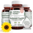 Natural Nutra Sunflower Lecithin 2000 mg Supplement, Unterstützt Stillende Mütter mit gesteckter Milch Duct Relief, Leber & Gehirn Gesundheit Booster, Soja Free, Non-GMO, Gluten-Free, 120 Softge