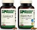 Standard Prozess Herz- und Stoffwechselunterstützung Bundle - Cataplex B & Cardio-Plus Nahrungsergänzung Set - Herzzirkulation & Energie Produktionshilfe Ergänzungen - Herzkreislaufunterstützung mit Vitamin B