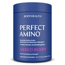BodyHealth PerfectAmino Powder - BCAA und EAA Pulver für Vor- und Nacharbeit - Aminosäure Energy Drink für Männer und Frauen, um Lean Muskel und Erholung zu unterstützen - Mischbeere - 60 Servierungen
