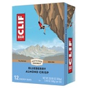 CLIF BAR - Blueberry Mandel Crisp - Made with Organic Oats - Non-GMO - Plant Based - Energy Bars - 2.4 Unze (12 Pack)