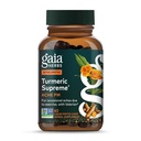 Gaia Herbs Turmeric Supreme Discomfort P.M. - Hilft Nighttime Comfort, um mehr Ruheschlaf zu unterstützen - mit Tumeric Curcumin, Kava, Valerian, Feverfew - 60 Liquid Phyto-Capsules(30-Day Supply)