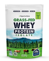 Opportuniteas Poudre de protéines oléagineuses - Sans aromatisant 28g Poudre de protéines sans édulcorants artificiels, vaches sans hormones, non OGM - 5lb