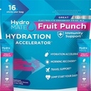 HydroMATE Elektrolyte Pulver Fruit Punch Hydration Packets Low Sugar 16 Count