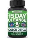 15 Tage Cleanse | Colon Detox mit natürlichem Laxativ für Constipation & Bloating. 30 Pillen zu Detoxify & Boost Energy | Extra-Strength Senna Blatt Ergänzungen | Strong für einige Menschen.