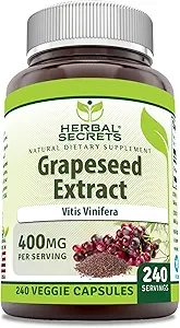 Estratto di semi di erbe 400 mg 120 capsule vegetali Supplemento | Non OGM | Gluten Free (120 conte | Confezione di 2)