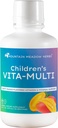 Mountain Meadow Herbs Kinder Vita-Multi: Blended Vitamin & Mineral Supplement - Fast Absorbierende flüssige Kinder Vitamine mit Früchten, Grünen und Augenschutz Lutein (16 oz.)