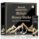 Xucivik Shilajit Honey Sticks,Pure Shilajit Resin mit Bio Honey & Saffron, Boost Energy, Stärkung der Immunität, Enhance Mental Clarity,Perfect for Men & Women,30 Sticks