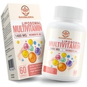 Liposomal Multivitamin für Frauen 50+ - Women Daily Multivitamin mit 32 Inhaltsstoffen, CoQ10, Vitamine C, B, D, E für Herz-Kreislauf- und Knochengesundheitsunterstützung - Iron-Free (60 Kapseln)