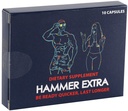 Hammer Extra Fast Acting Male Performance Supplement für Männer | Horny Goat Weed, Tongkat Ali, Ginseng, Maca, Tribulus, Ashwagandha, Vitamin B6 & Magnesium | Energy, Stamina & Endurance Support