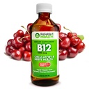 Zuverlässig-1 Laboratories Flüssiges Vitamin B12 Tägliche Ergänzung 1000mcg für Erwachsene Männer & Frauen - Natürliche Kirsche Flavor