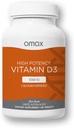 Omax3 Vitamin D3 5000 IU + Calcium, 90-Tage-Versorgung, starke Knochen, Muskeln & Gelenke, Herzgesundheit, Immunität, Non GMO, No Gluten, No Soy (Neue Verpackung) - 90 Tabletten (90)