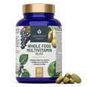 Abundante Erde ganze Lebensmittel Multivitamin für Frauen Tägliche Multi Vitamine Ergänzungen für Männer Multivitamine + B Complex, Probiotic Multi Enzyme, Omegas für organische Energie Stimmung Verdauung 90ct-2pk