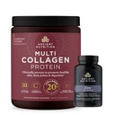 Antike Ernährung Zink Kapseln, 30 Count + Multi Collagen Protein Pulver, entflammt, 40 Servierungen