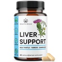Liver Cleanse & Repair Formula - Herbal Liver Support Supplement mit Milk Thistle Dandelion Root Turmeric, Artichoke Extract for Liver Health - 60 Count