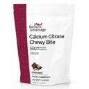 Bariatric Advantage Kalzium Zitruszange 500 mg - Hochabsorbierbar & Digestible - Vitamin D3 - Einfach Kaubare Kalziumergänzung - Schokolade Geschmack - 90 Zähler