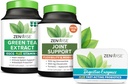Zenwise Health Extrait de thé vert, soutien conjoint, enzymes de taille de voyage gratuite
