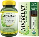 MigreLief Migraine Combo für Erwachsene und Jugendliche - Tagesergänzung und ätherische Öle Roll-On