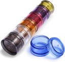 Cylindrical Pocket Pharmacy Moisture-Proof Travel Pill Organizer Kostenlose Kombination von sieben Farben Pille Box 7 Tage