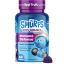 Schlümpfe Kinder Immununterstützung Gummie | Schwarze Elderbeer Vitamin C und Zink Kinder Immunität Gummie | Hergestellt mit echtem Obst | Doctor Entwickelt | Non-GMO & Keine künstlichen Geschmack oder Farben | 40 Gummie