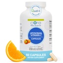 Core Med Science Liposomal Vitamin C 1000mg, 60 Kapseln - Non-GMO Natürliche Liposomal Vitamin C Ergänzung, die gesunde Haut fördert - Immunsystem Booster für Erwachsene, unterstützt Kollagenbildung