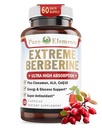 Extreme Berberine Plus mit ALA, Coq10, Turmeric, Cinnamon, Bitter Melon, Banaba Blatt, Korean Panax, Royal Jelly und andere 21 Kräuter für gesunde Blutzucker und allgemeine Gesundheit und Immunität