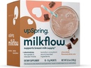 UpSpring Milchfluss Elektrolyt Breastfeed-Ergänzungsgetränk Mischung mit Fenugreek | Schokolade Geschmack | Lactationsergänzungsmittel zur Förderung der gesunden Brustmilchversorgung & Restore Elektrolyte | 16 Getränkemischungen