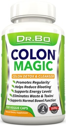 Colon Cleanse Detox Formel - Natürliche Bowel Cleanser Pillen für Darm Bloating & Fast Digestive Cleansing - Tägliche Verbrauchshilfe Ergänzung Gut, Belly, Stomach - Frauen Männer Kräutergewicht Flush