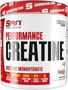 SAN Performance Creatine 600g – unterstützt Muskelwachstum und sportliche Ausdauer, 120 Portionen