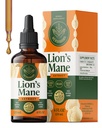 HERBAMAMA Lions Mane Tincture - Vegan Focus & Nerve Unterstützung mit Lion's Mane Mushroom Extract - Hericium Erinaceus Brain Support Supplement - Non-GMO, Alkohol & Sugar-Free - 84-Day Supply