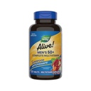 Naturweg Alive! 50+ Complete Multivitamin, unterstützt mehrere Körpersysteme*, unterstützt Cellular Energy*, High Potency B-Vitamins, Glutenfrei, 130 Tablets (Packaging May Vary)