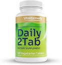 Daily2Tab - Tutto ciò che ti serve Multivitamin Plus Multimineral Formula. 26 Nutrienti essenziali per donne e uomini, 60 compresse