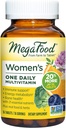 MegaFood Womens Multivitamin One Daily - Multivitamin für Damen - Vitamin C, Vitamin D, Eisen & B Vitamine - Knochen, Energie Metabolismus & Immununterstützung - Vegetarisch, GlutenFree - 36 Tabletten, 36 Servietten