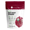 Kate Naturals Organic Beet Root Powder für Glatteien, Backen und Saft. Raw Beetroot Superfood & Natural Red Food Coloring (12oz, Non-GMO, Erdige Geschmack)